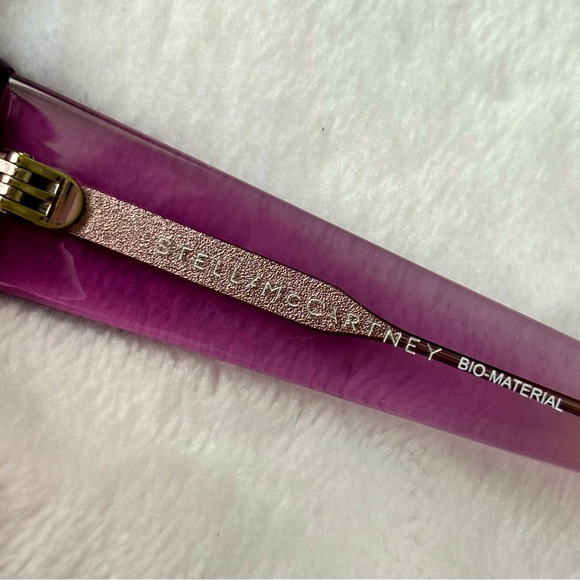 STELLA McCARTNEY Cat Eye Retro Violet Sunglasses--SC0230S - Picture 9 of 15